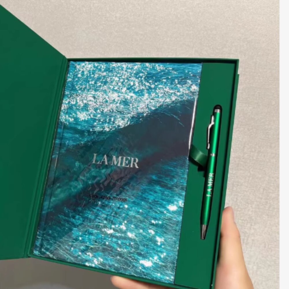 LA MER Gift with Purchase Notebook and ballPen Set – Brand New